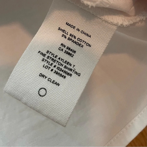 NWT Theory Ayleen T Off Shoulder White Ruffle Blouse Size 0 - Picture 2 of 6